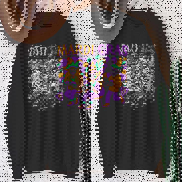 Mardi Gras ビデオゲームコントローラー シェア スチームフレンズ スウェットシャツ 年配の女性への贈り物