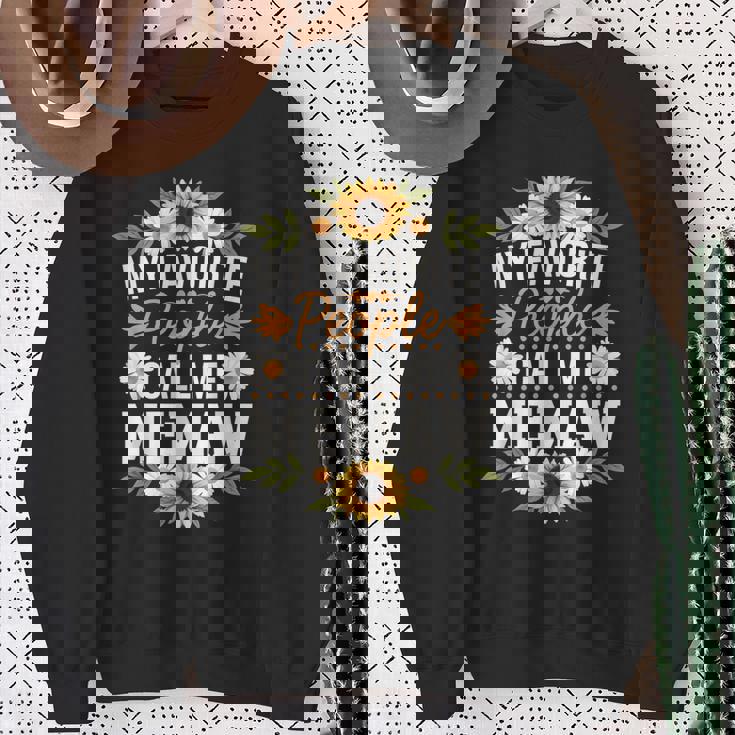 Meemaw ひまわり 好きな人 Call Me Meemaw スウェットシャツ 年配の女性への贈り物