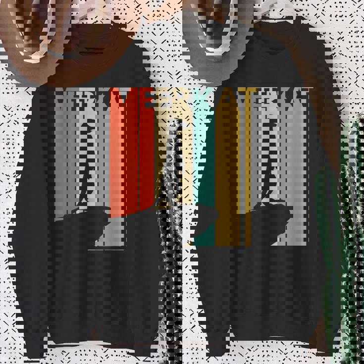 Meerkat ミーアキャット 動物 スウェットシャツ 年配の女性への贈り物