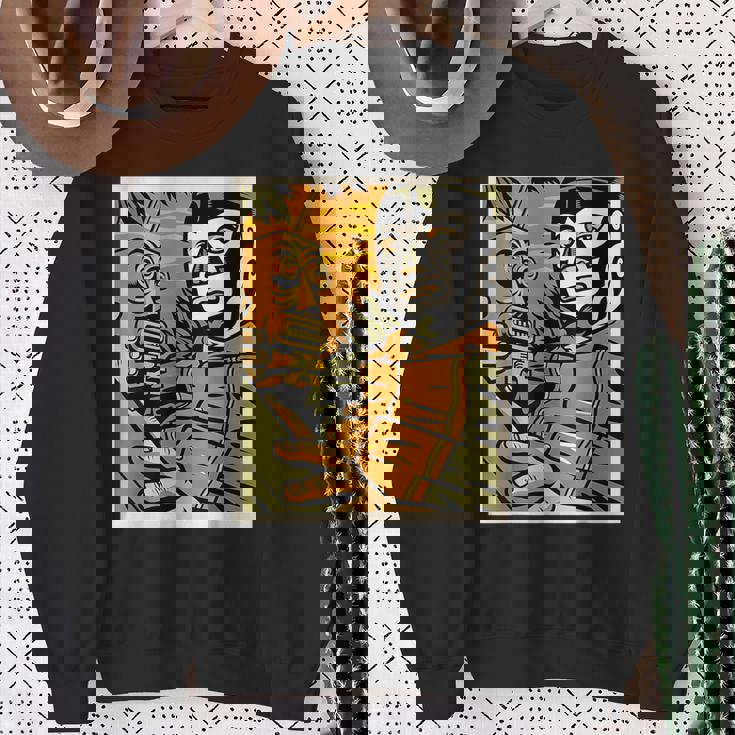 Mex-Art デーモンブルルチャリブレ メキシカンレスラーレジェンド スウェットシャツ 年配の女性への贈り物