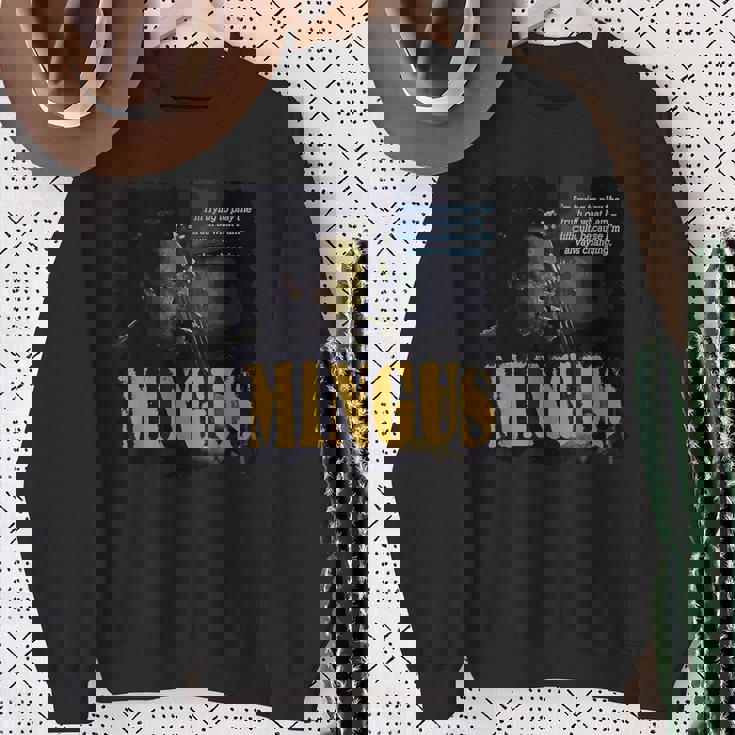 Mingus Jazz Wisdom Bassist ミュージシャン スウェットシャツ 年配の女性への贈り物