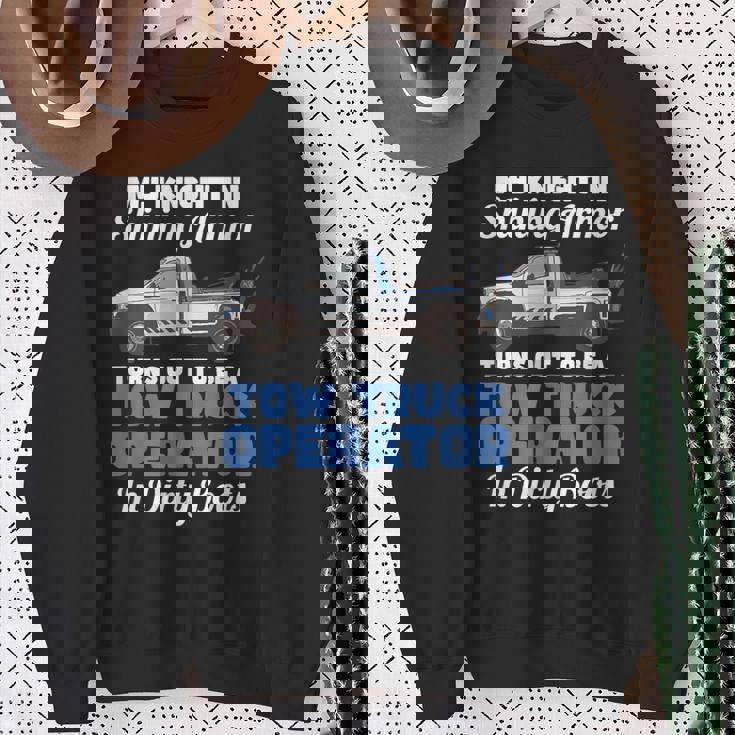 My Knight Inhining Armor 面白い引用句 レッカー車 オペレーター スウェットシャツ 年配の女性への贈り物