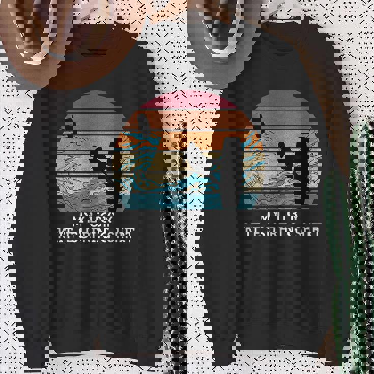 My Lucky Kite サーフィンシャツ ヴィンテージ サンセット ビーチ スウェットシャツ 年配の女性への贈り物