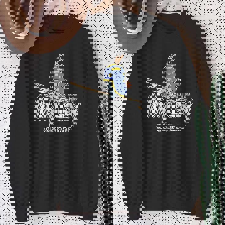 Myusy Wave Waiting スウェットシャツ 年配の女性への贈り物