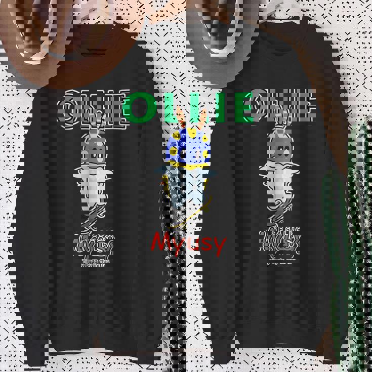 Myusy スケートボード トリック オリー スウェットシャツ 年配の女性への贈り物