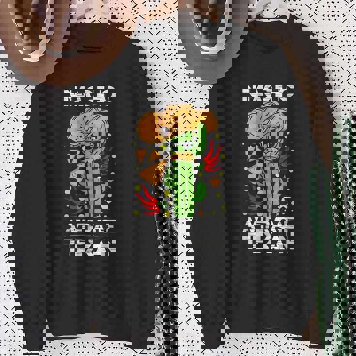 Nacho Average Texan Burrito ベジタリアン ジャラペーニョ タコス ナチョス スウェットシャツ 年配の女性への贈り物