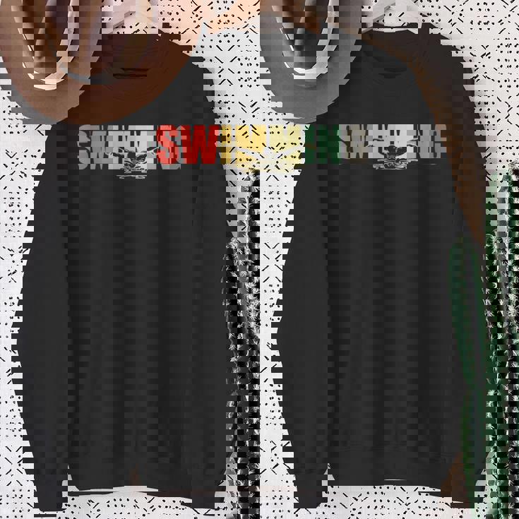 Natación Nadar Deporte Retro -Intage Brazada Nadador Camisa de entrenamiento Regalos para ancianas