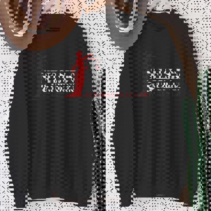 Nelson And Murdock 弁護士 法律 スウェットシャツ 年配の女性への贈り物