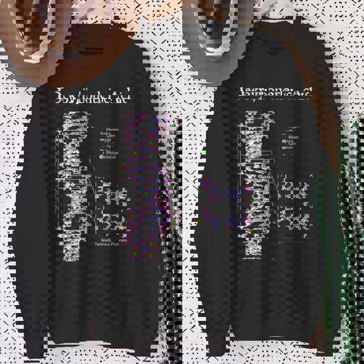 Nerdyintage Dna 遺伝学 化学 生物学 科学の先生 スウェットシャツ 年配の女性への贈り物