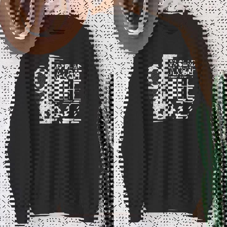 New Orleans Jazz Lousiana スウェットシャツ 年配の女性への贈り物