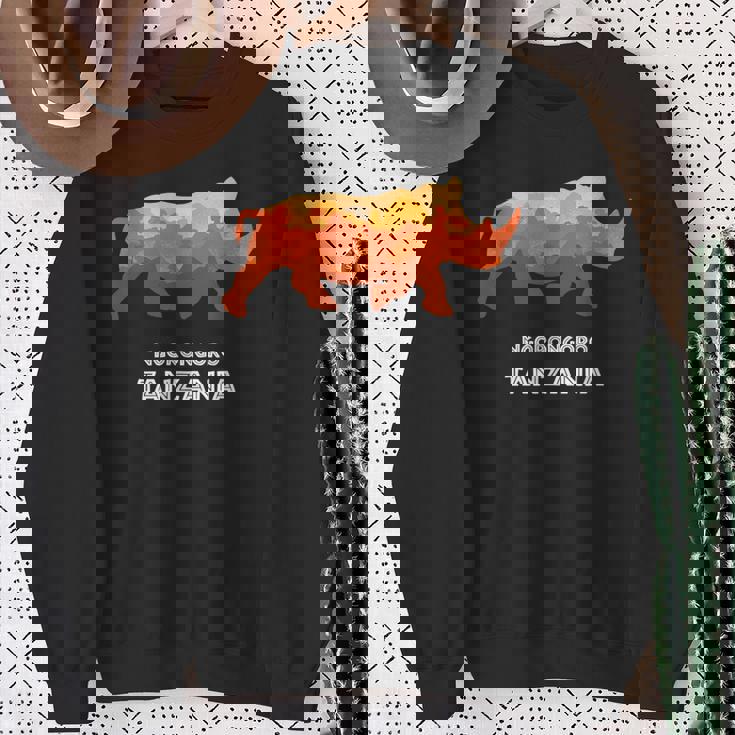 Ngorongoro タンザニア サファリ国立公園 ゲーム リザーブ サイ スウェットシャツ 年配の女性への贈り物