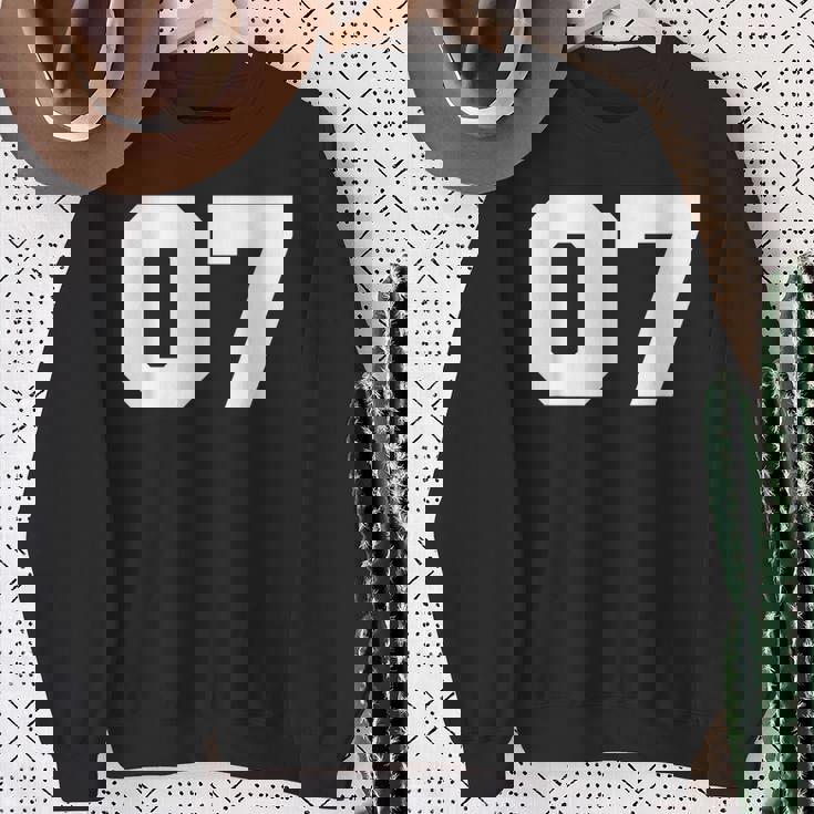 Number 07Ports Jersey Player 07 7 Fan Front Printarsity スウェットシャツ 年配の女性への贈り物