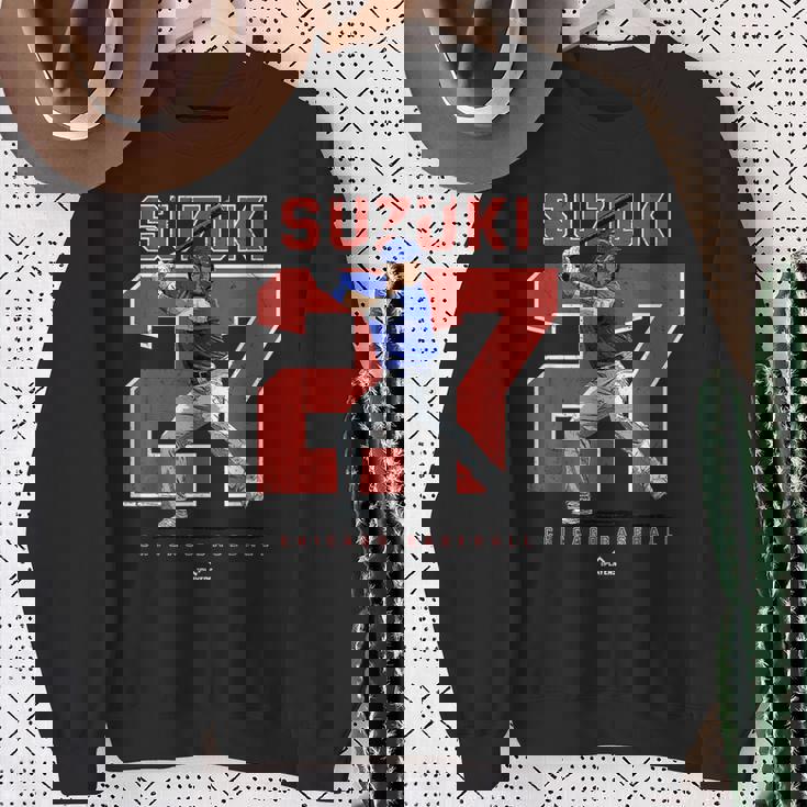 Number And Portraiteiyauzuki Chicago Mlbpa スウェットシャツ 年配の女性への贈り物