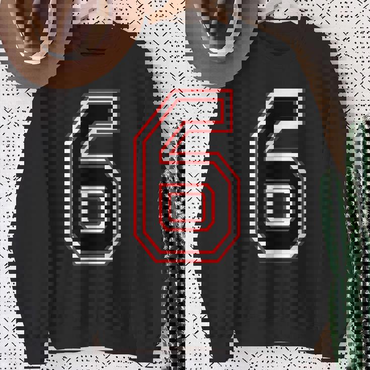 Number Numero 6 6番 スウェットシャツ 年配の女性への贈り物