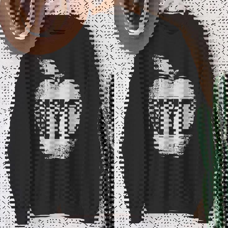 Nyc New York City シャツ レディース メンズ キッズ クール ビッグアップル スウェットシャツ 年配の女性への贈り物