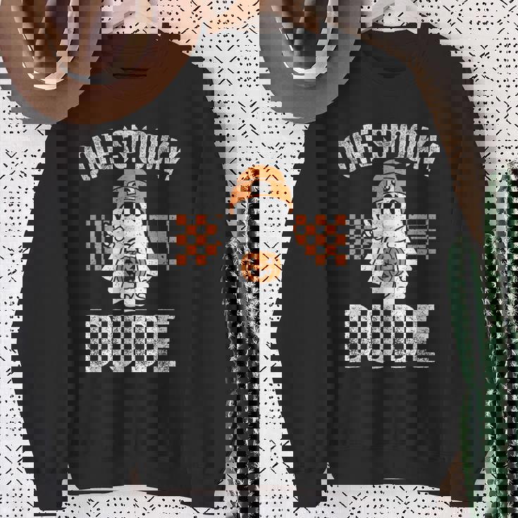 Onepooky Dude Ghost Dude ハロウィン スウェットシャツ 年配の女性への贈り物