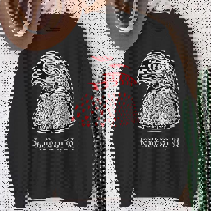 Pacific Nw ネイティブアメリカン インディアン イーグル ペンドルトン Or スウェットシャツ 年配の女性への贈り物