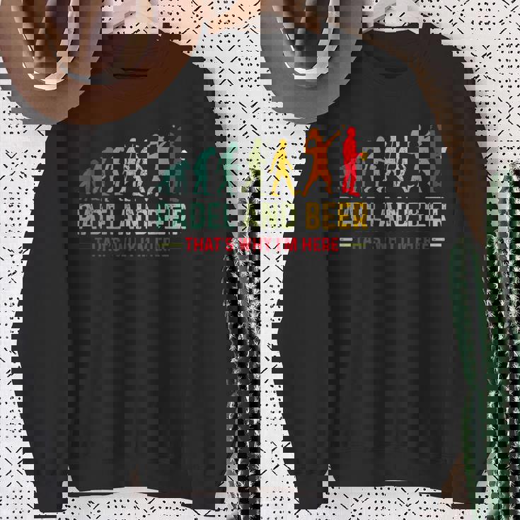 Padel Y Cerveza Evolución Divertida Para Amantes Del Pádel Camisa de entrenamiento Regalos para ancianas