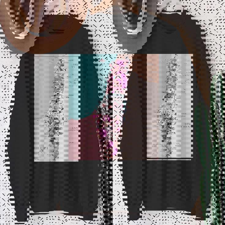 Palestine Map Palestinians Map スウェットシャツ 年配の女性への贈り物