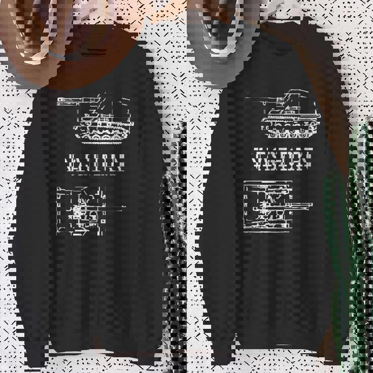 Panzerjäger Rhinodkfz164 ドイツ国防軍 Ww 2 35インチ スウェットシャツ 年配の女性への贈り物