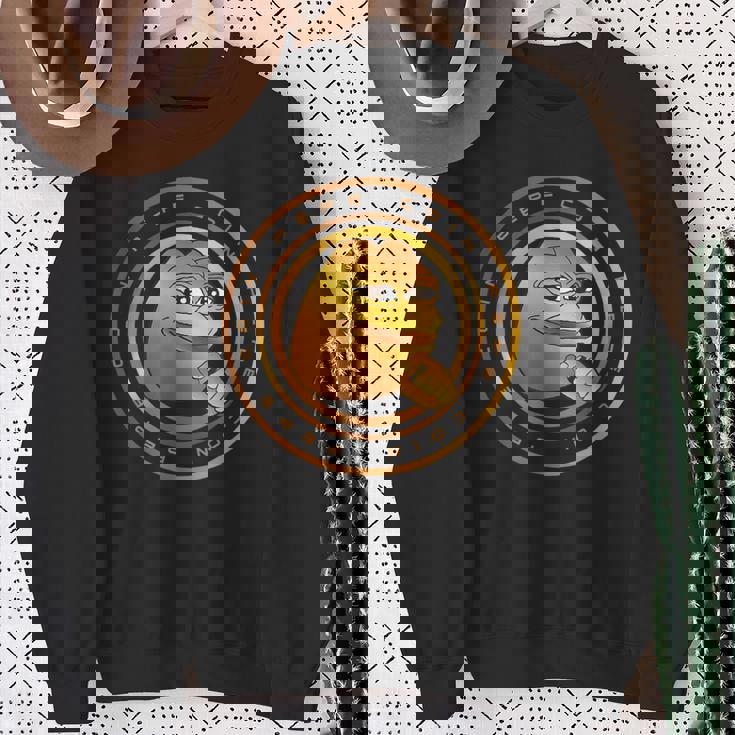 Pepe コイン 暗号通貨 Pepe デジタルミーム トレーダー トークン スウェットシャツ 年配の女性への贈り物