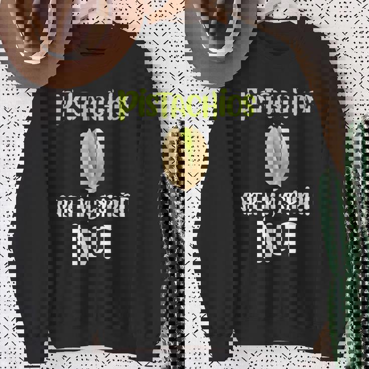 Pistachios Are Mypirit ナッツアイスクリームトッピングチョコレート スウェットシャツ 年配の女性への贈り物