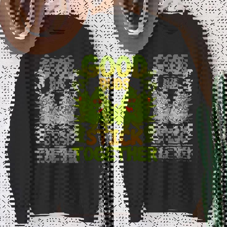 Pot Lovers マリファナ Good Budstick Together Cannabis Weed スウェットシャツ 年配の女性への贈り物