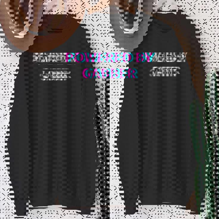 Powered By Gabber Music Festival Outfit 長袖tシャツ スウェットシャツ 年配の女性への贈り物