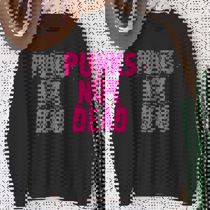 Punks Not Dead パンクズ・ノット・デッド スウェットシャツ 年配の女性への贈り物
