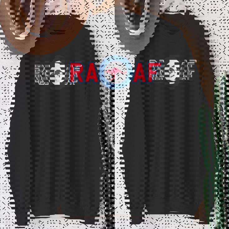 Raafロイヤルオーストラリア空軍ラウンドカンガルーオーストラリア スウェットシャツ 年配の女性への贈り物