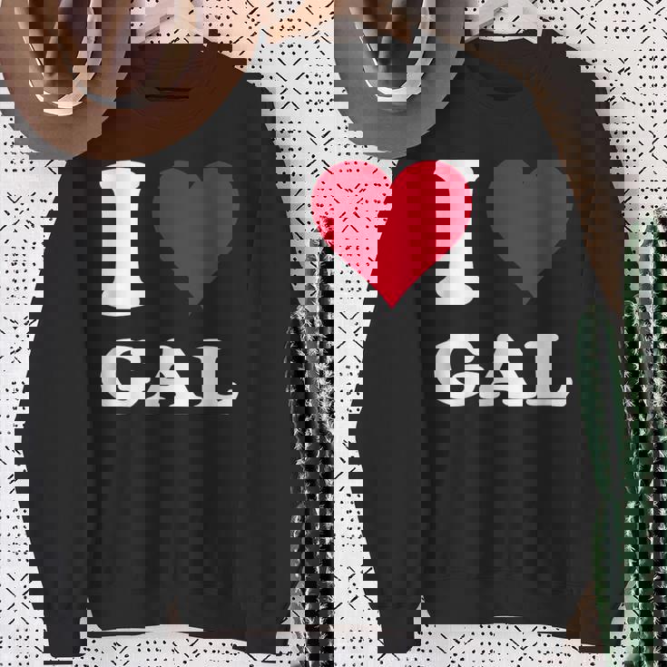 Red Heart I Love Gal スウェットシャツ 年配の女性への贈り物