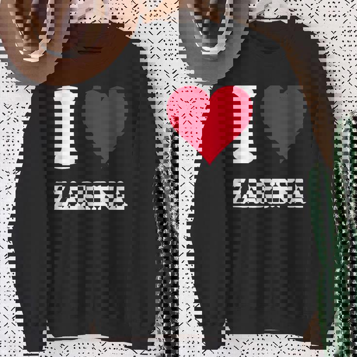 Red Heart I Love Zarina スウェットシャツ 年配の女性への贈り物