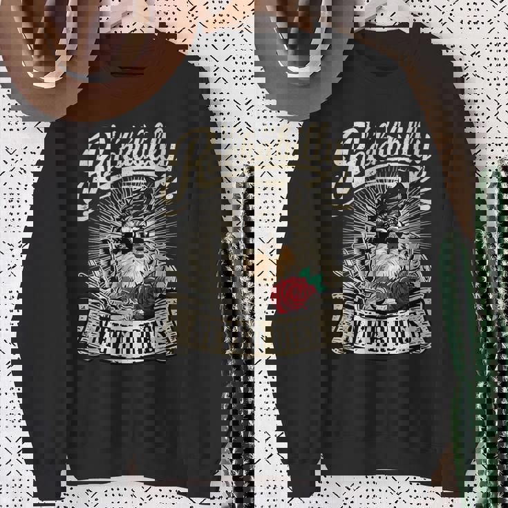 Rock N Roll Never Dies 愛犬家シュナウザー スウェットシャツ 年配の女性への贈り物