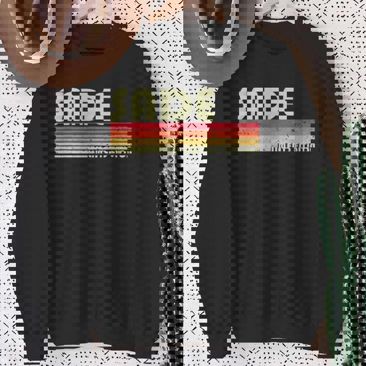 Sade 名前入り レトロヴィンテージ 80年代 90年代 誕生日 スウェットシャツ 年配の女性への贈り物