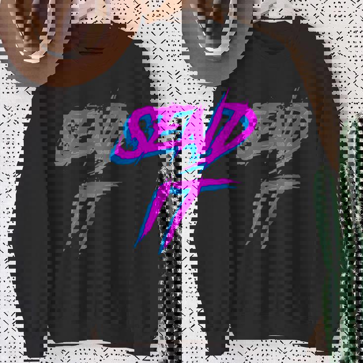 Send It Just Gotta スキー スノーボード Getendy モトクロス Moto スウェットシャツ 年配の女性への贈り物