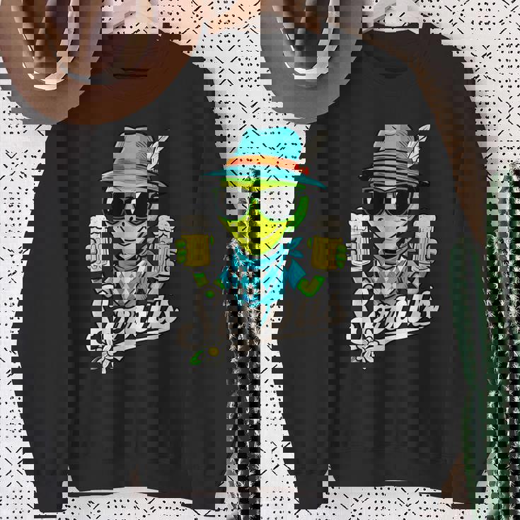 Servus Wiesn Gaudi – 面白いオクトーバーフェストビールバイエルンコスチューム スウェットシャツ 年配の女性への贈り物