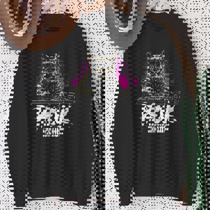 Sigma Phonk Edm Cat Dj Phonk Right Meow スウェットシャツ 年配の女性への贈り物