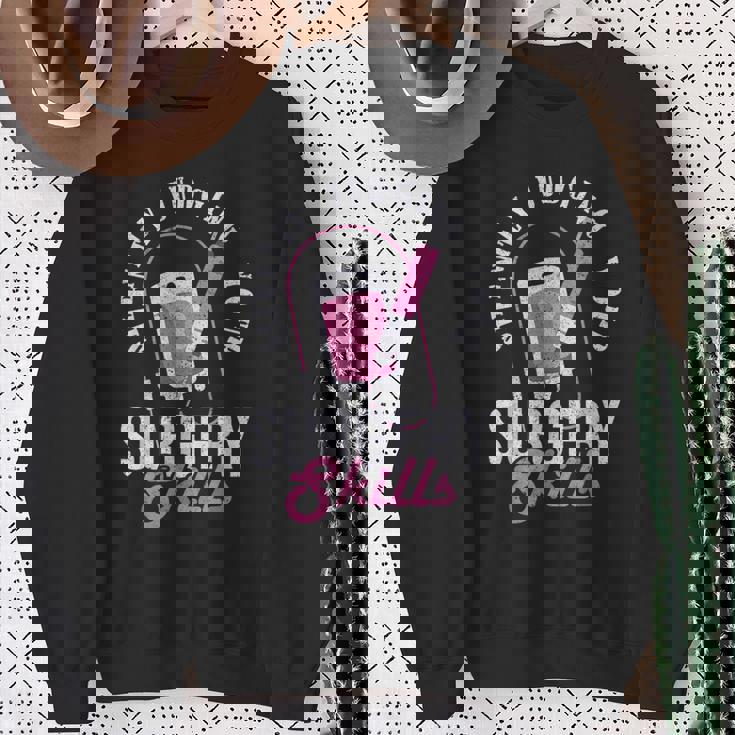 Silently Judging Yoururgerykills 麻酔科医 スウェットシャツ 年配の女性への贈り物