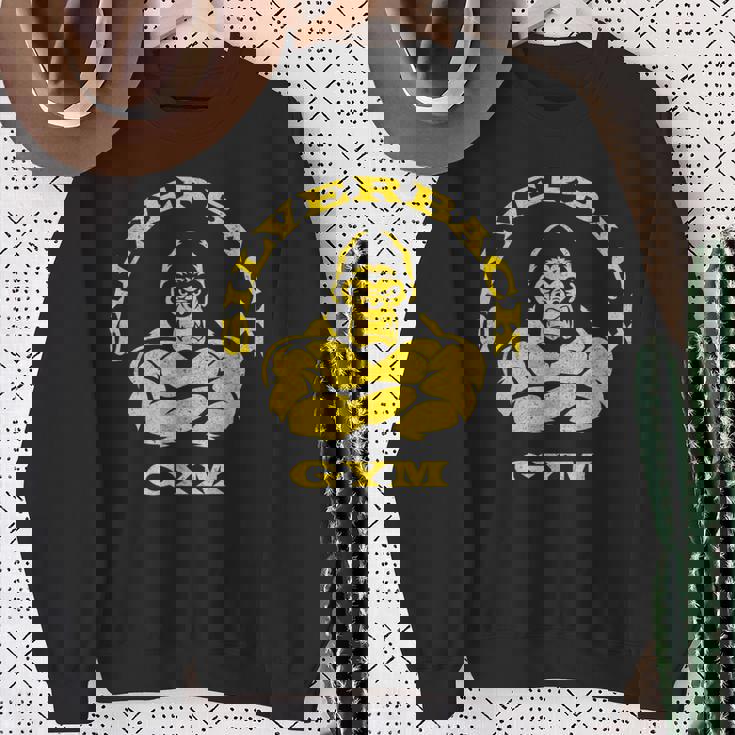 Silverback Gorilla Gym Apparel パワーリフティング、ストロングマン スウェットシャツ 年配の女性への贈り物