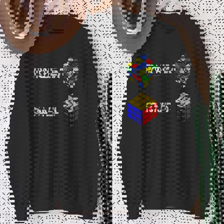 Speed Cubing Master パズル 3X3 算数キューブゲーム ルービックキューブ スウェットシャツ 年配の女性への贈り物