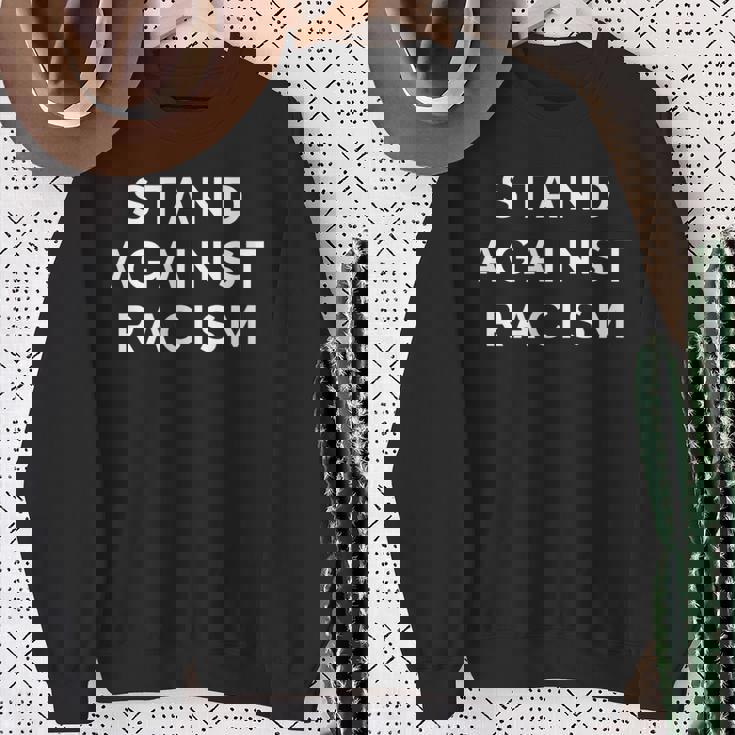 Stand Against Racism 反人種差別主義 スウェットシャツ 年配の女性への贈り物