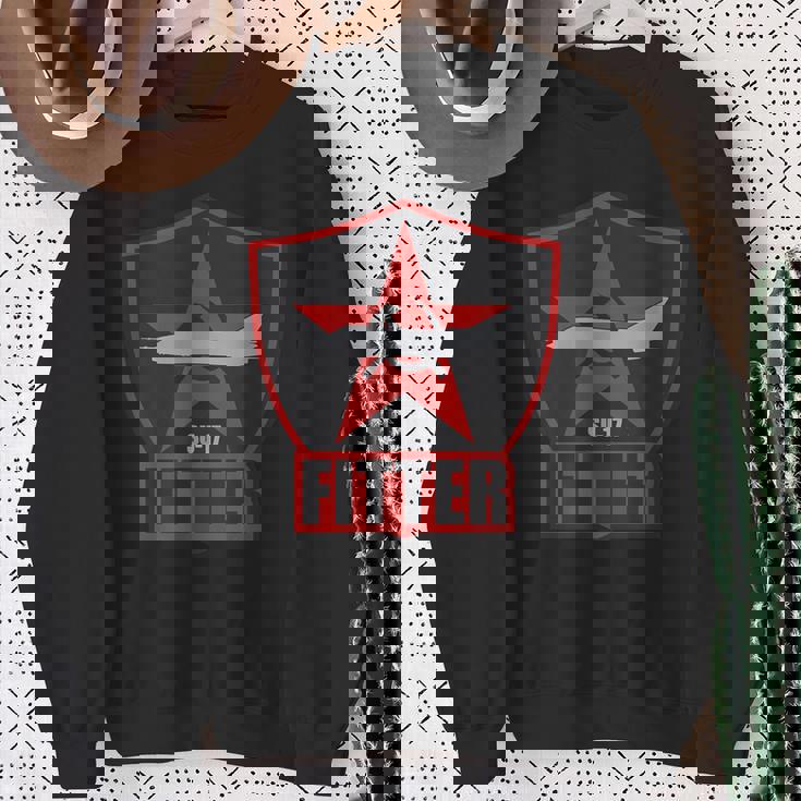 Su-17 Fitter スウェットシャツ 年配の女性への贈り物