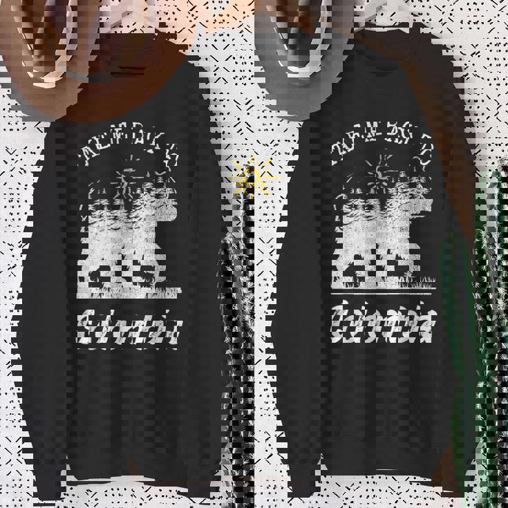 Take Me Back To Colombia ビンテージ コロンビア バケーション スウェットシャツ 年配の女性への贈り物