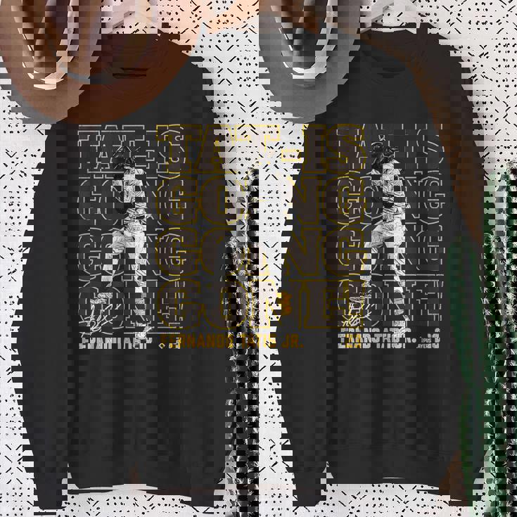 Tat-Is Going Going Gone Fernando Tatis Jran Diego Mlbpa スウェットシャツ 年配の女性への贈り物