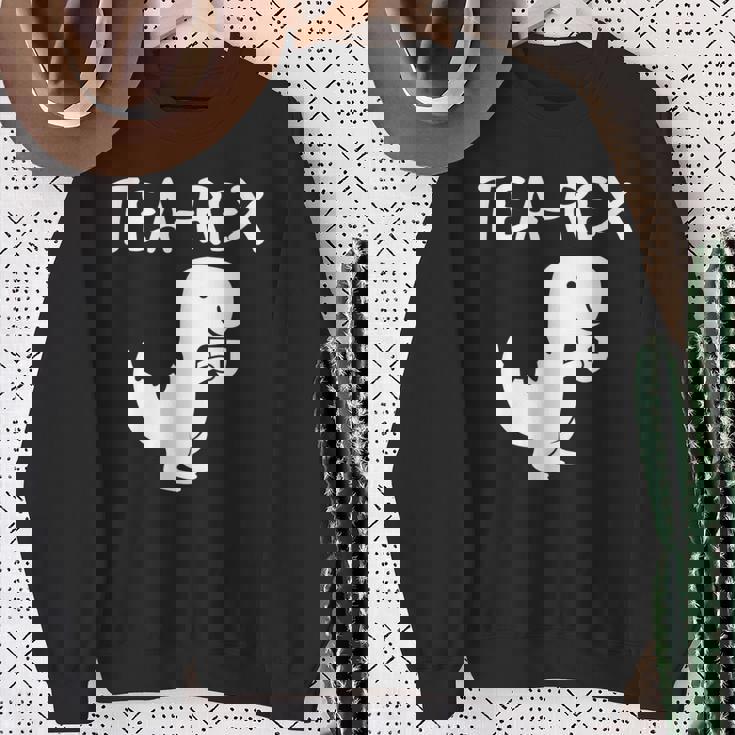 Tea-Rex Dino レジャー ファン クール スウェットシャツ 年配の女性への贈り物