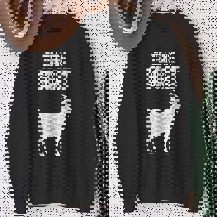 Team Goat Farm 動物 ヤギ好き スウェットシャツ 年配の女性への贈り物