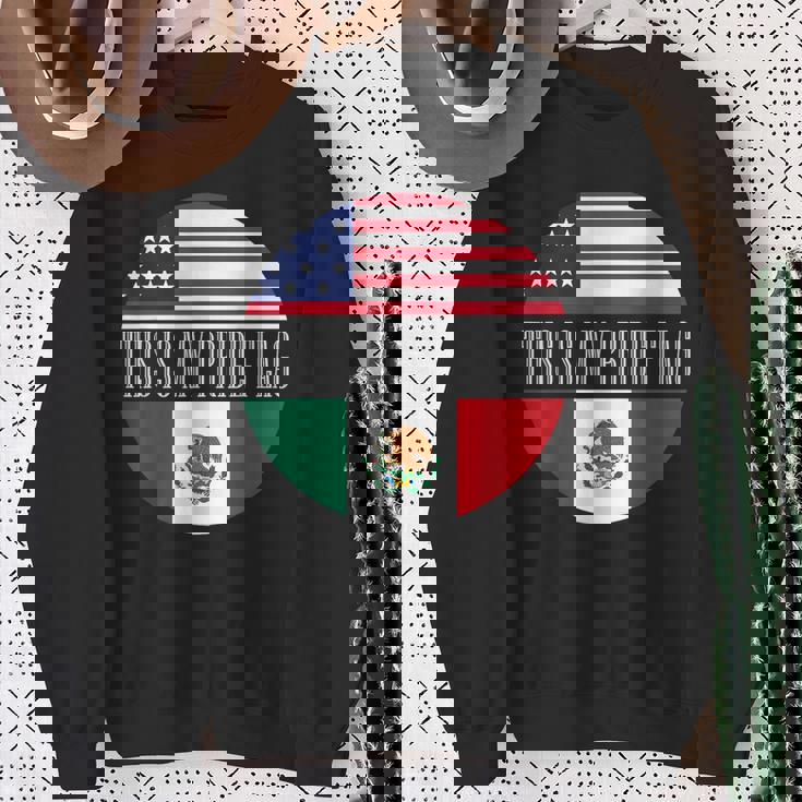 This Is My Pride フラッグ メキシカン アメリカン チカーノ チカーナ メンズ スウェットシャツ 年配の女性への贈り物