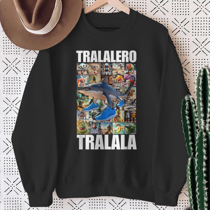 Tralalero Tralala イタリアンブレインロットミーム スウェットシャツ 年配の女性への贈り物