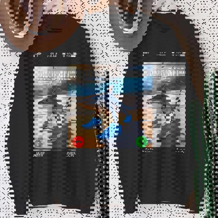 Tralalero Tralala イタリアンブレインロットミーム 電話ミーム スウェットシャツ 年配の女性への贈り物