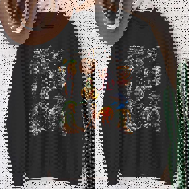 Tralalero トラララ ボンバルディーノ クロコディロ イタリアン ブレイン ミーム スウェットシャツ 年配の女性への贈り物